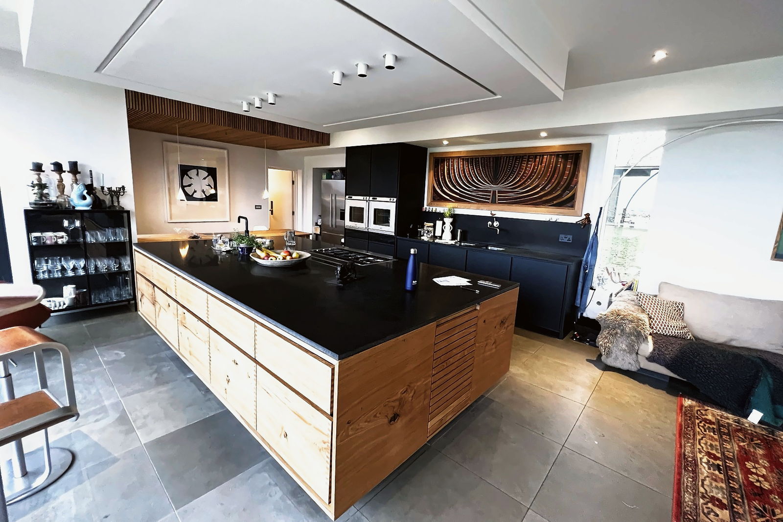 A finished Square & True kitchen in a client's house