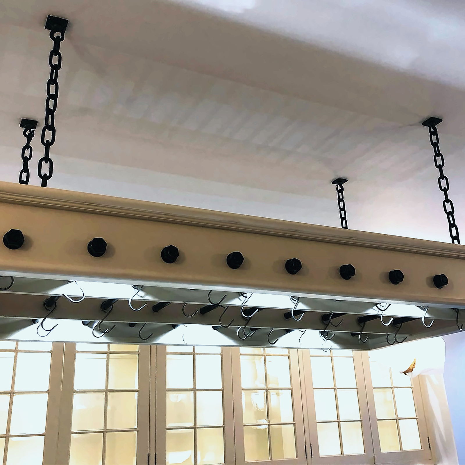 Ironmongery and paint edge, Country House Kitchen project in Essex