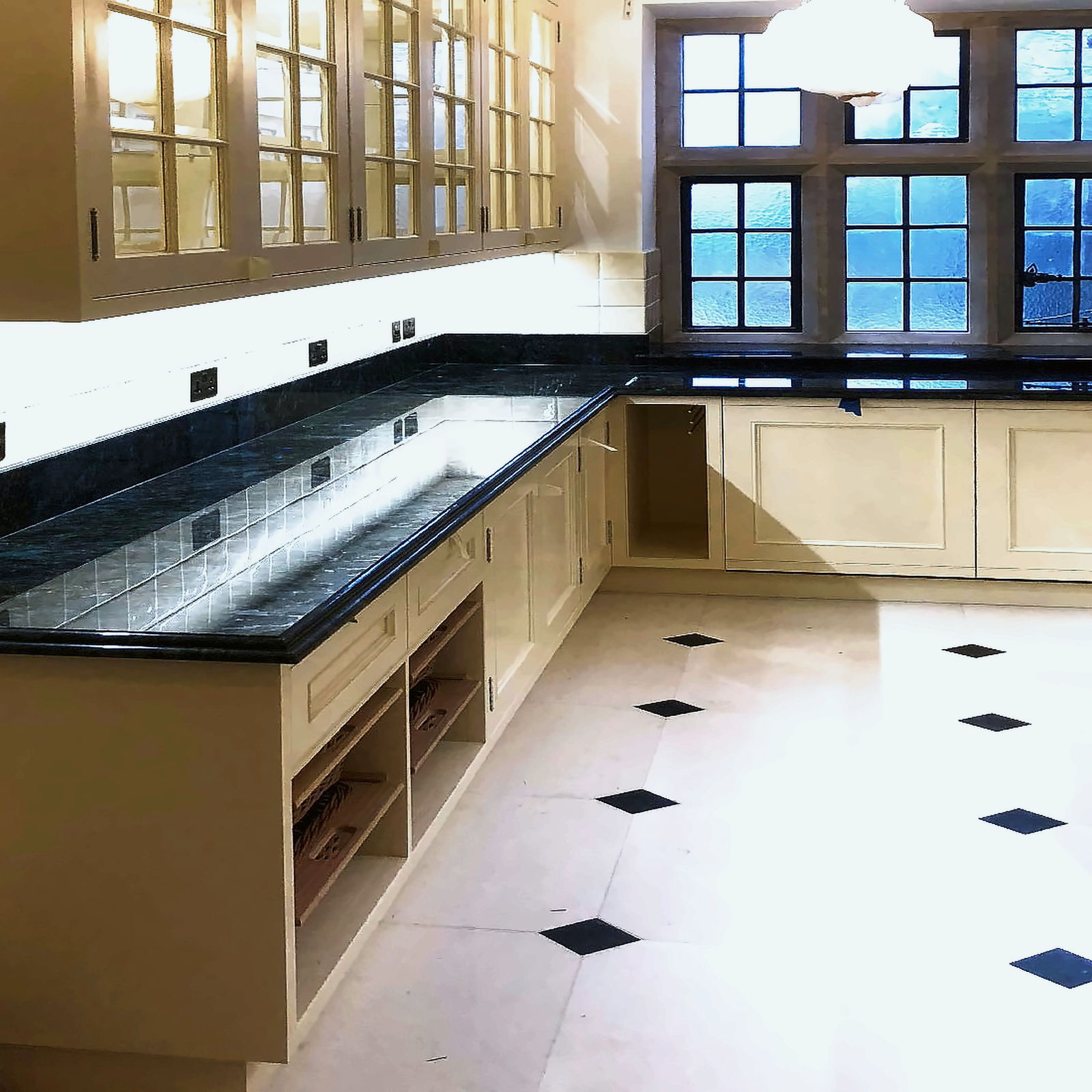 A further view of the completed Country House Kitchen in Essex