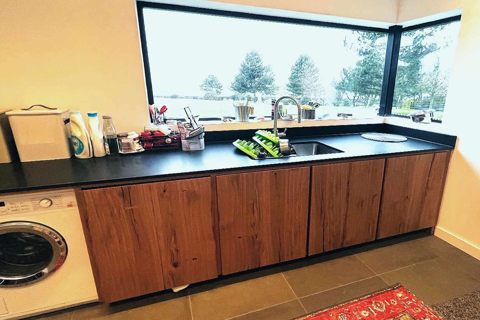Bespoke utility and boot-room cabinetry with practical storage
