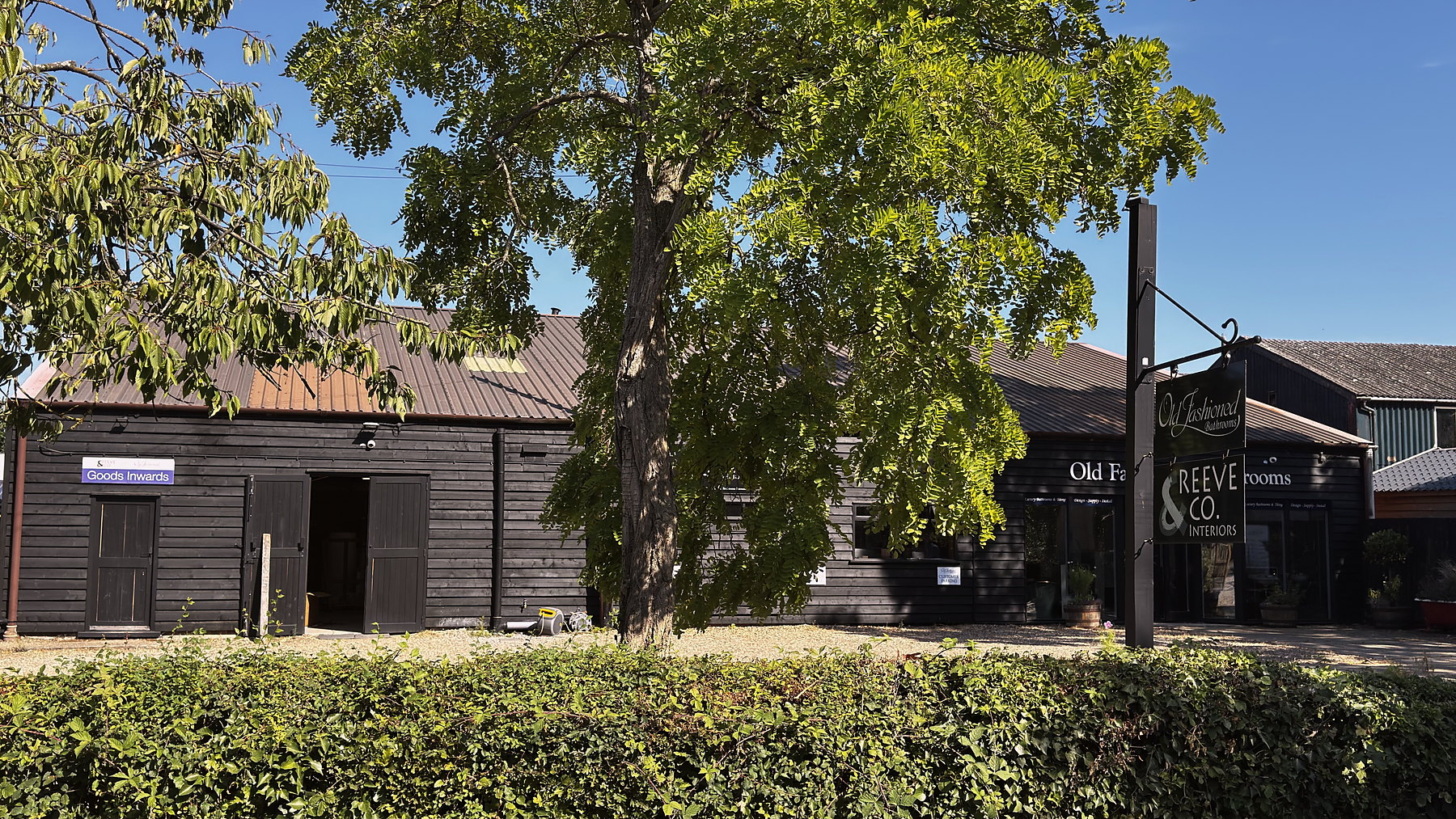 The workshop at Mickfield, Suffolk