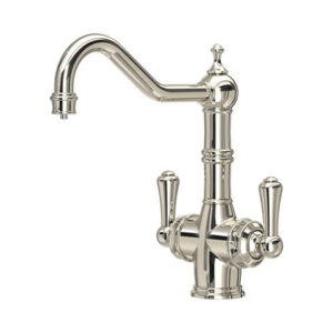 The Provence Collection Sink Mixer with Filtration — Aged / satin brass