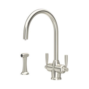 The Langbourn Collection Dual Lever Mixer Filtration + Rinse — Gold