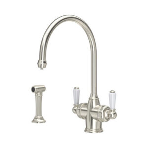 The Phoenician Collection Sink Mixer with Filtration + Rinse — Bronze