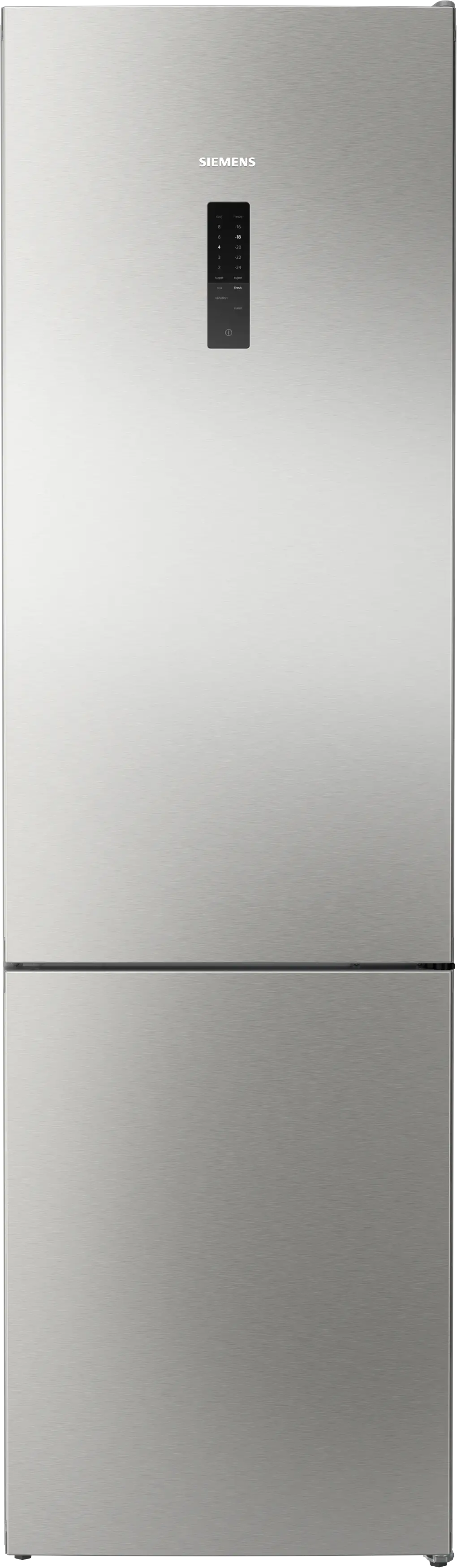 Siemens iQ300 Freestanding Fridge Freezer — Brushed Steel (KG39NXIBF)