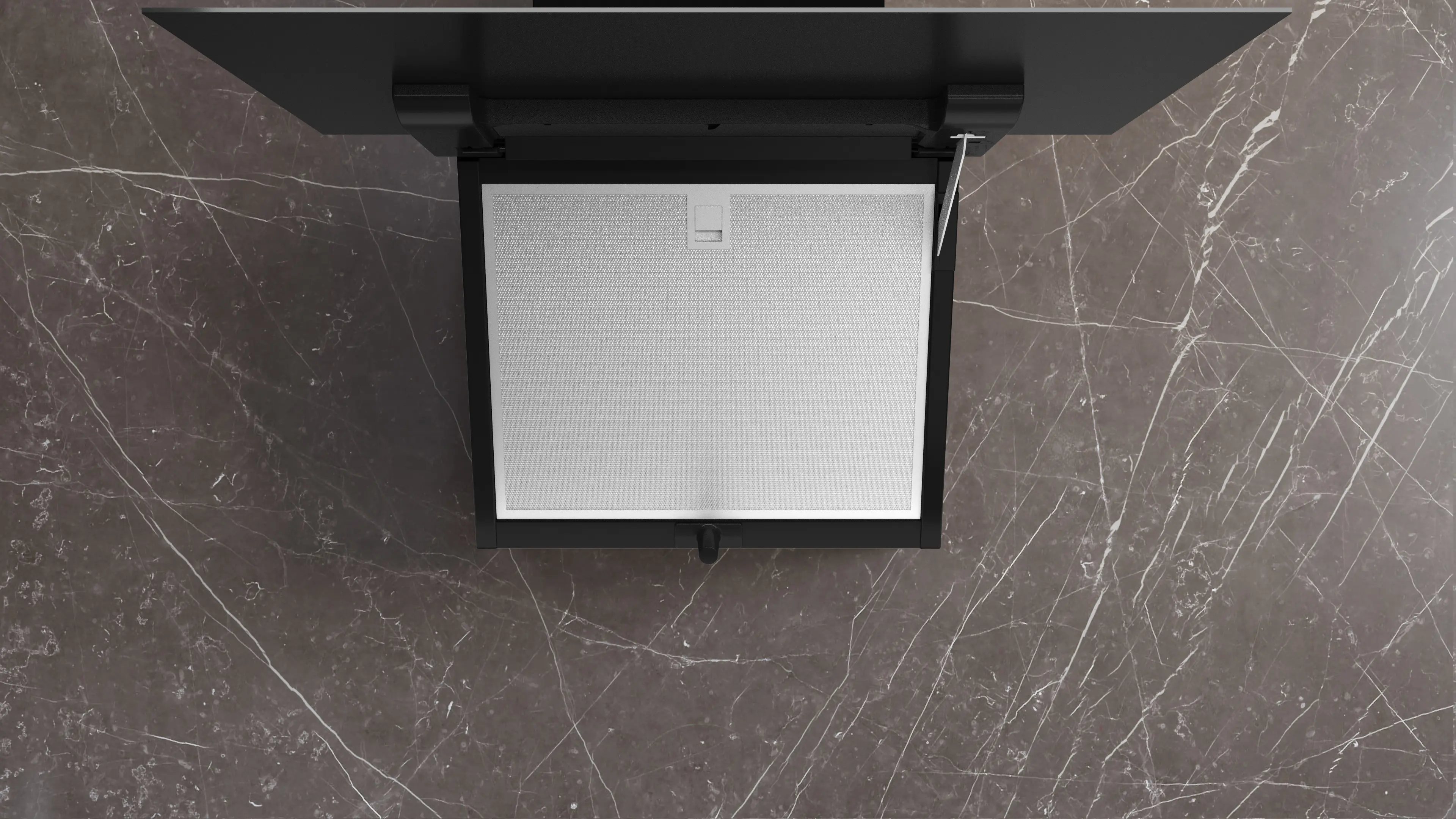 Siemens iQ300 60cm Wall Mounted Cooker Hood Clear Black Glass Printed