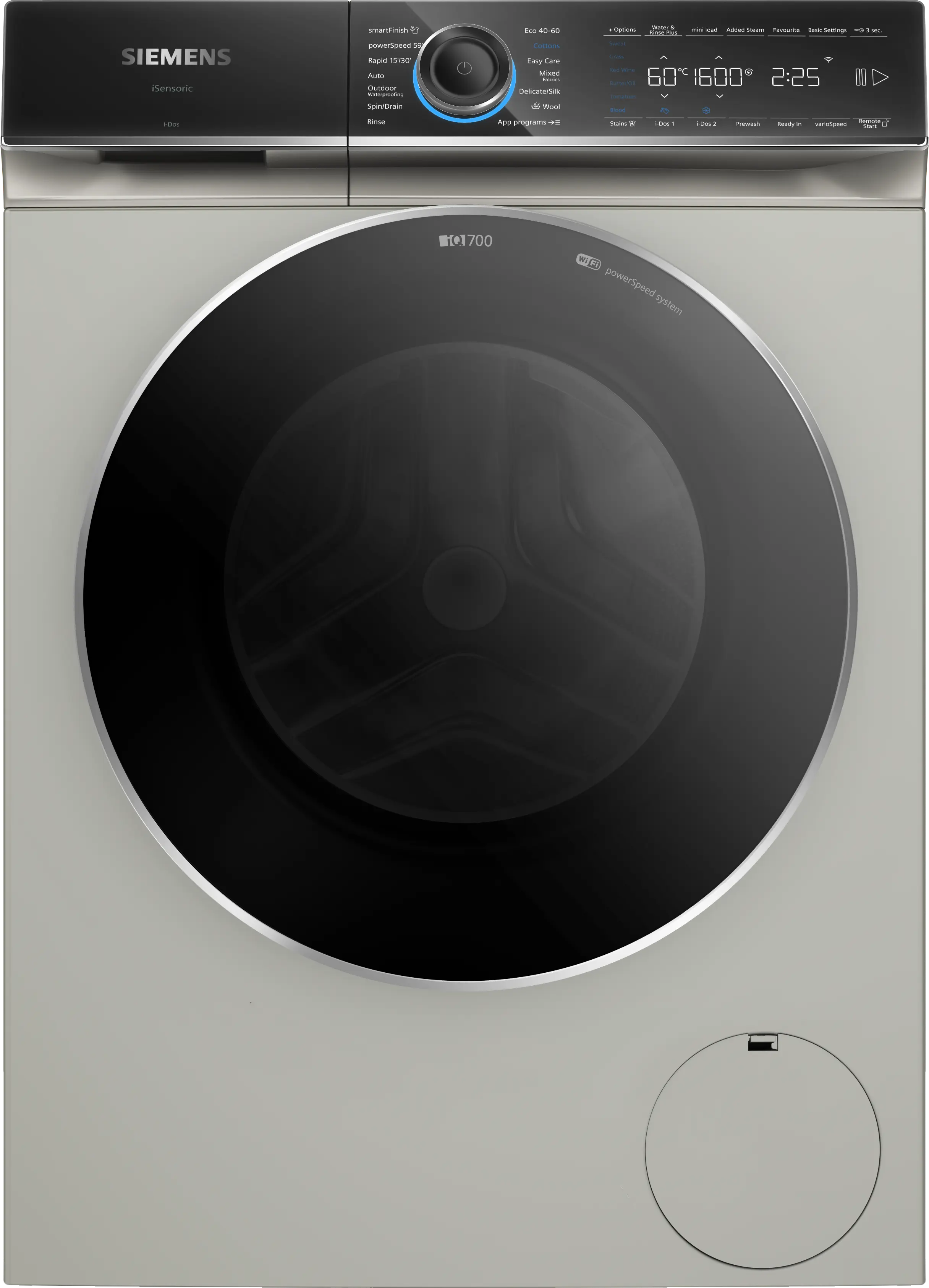 Siemens iQ700 Washing Machine 10kg 1600RPM Silver Inox
