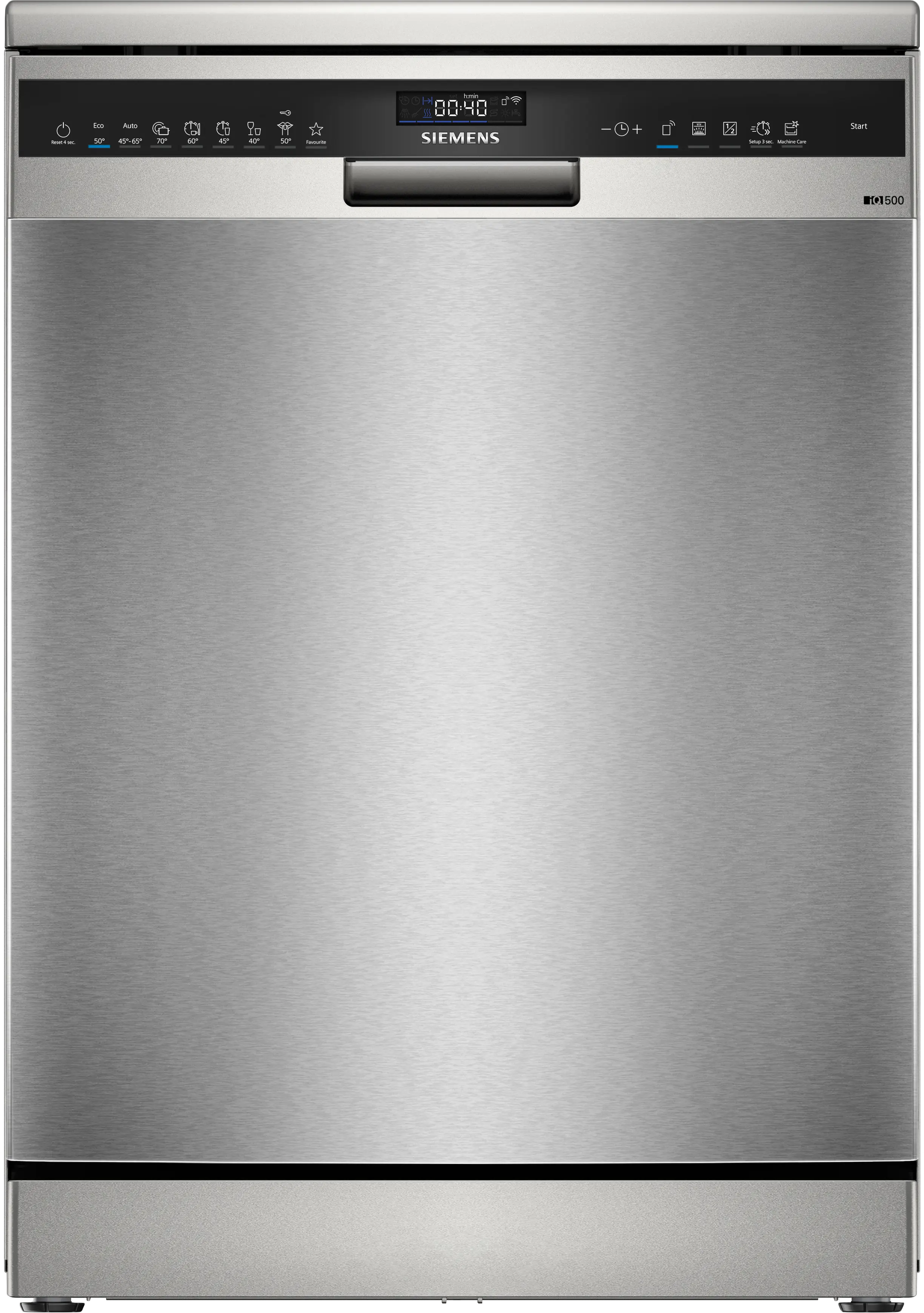 Siemens iQ500 60cm Freestanding Dishwasher, Brushed Steel Anti-Fingerprint SN25EI13CE