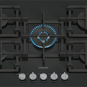 Siemens iQ500 75cm Gas Hob Black Glass