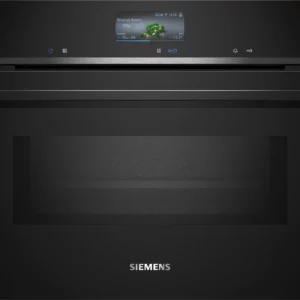 Siemens iQ700 Built in Compact Mf Oven with Mw — Black (CM736G1B1B)