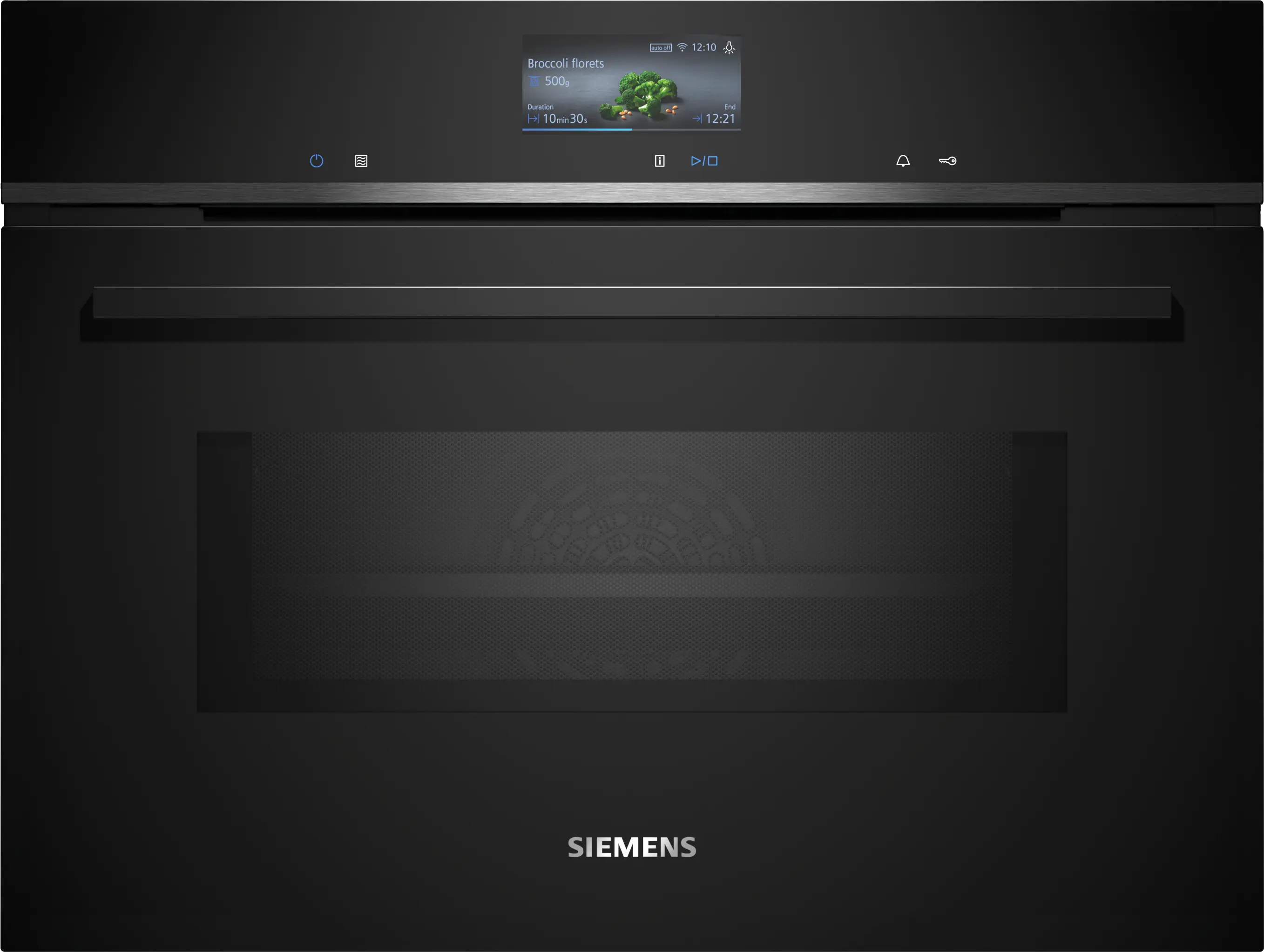 Siemens iQ700 Built in Compact Mf Oven with Mw — Black (CM736G1B1B)