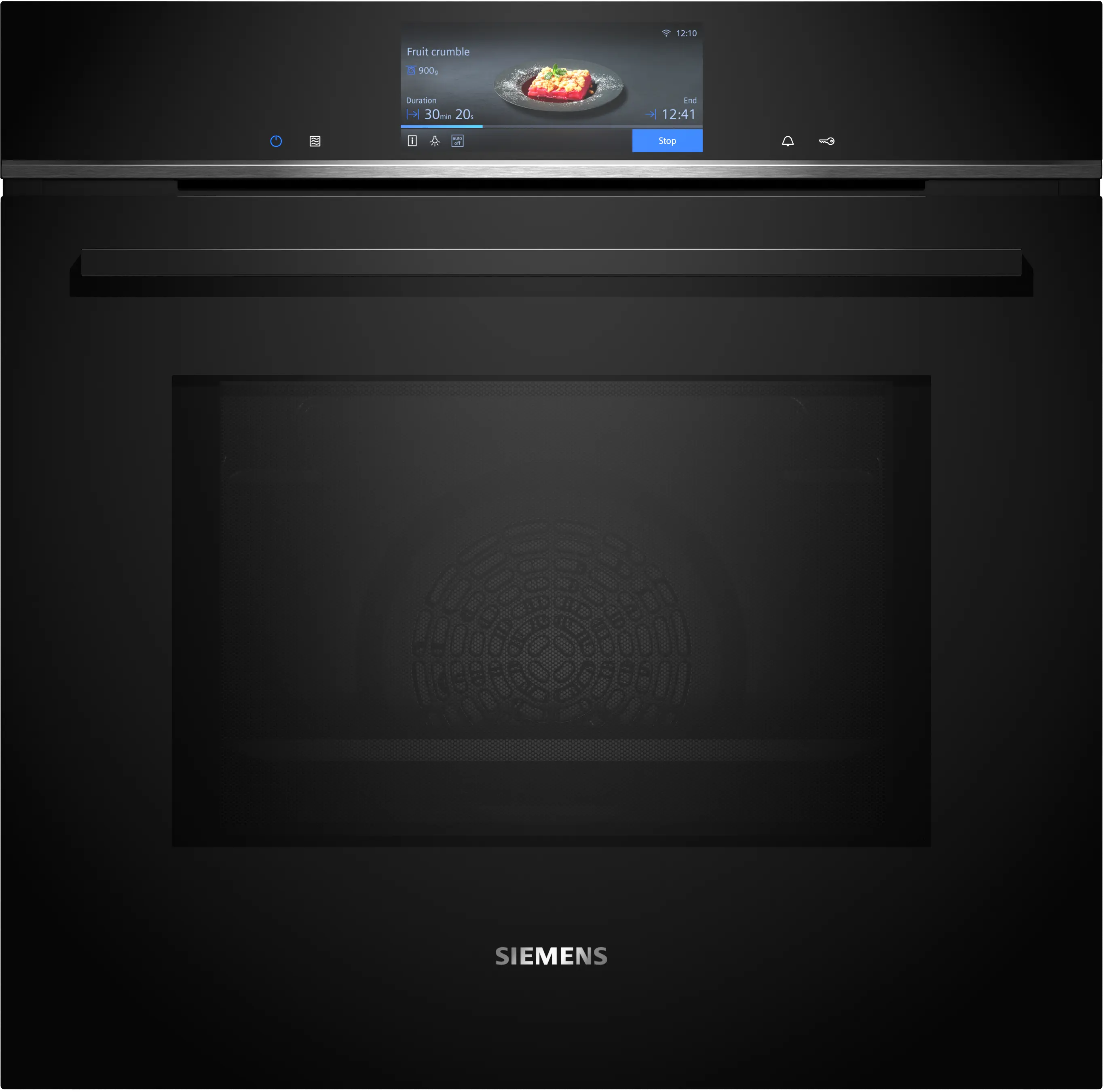 Siemens iQ700 Built in Oven with Microwave — Black