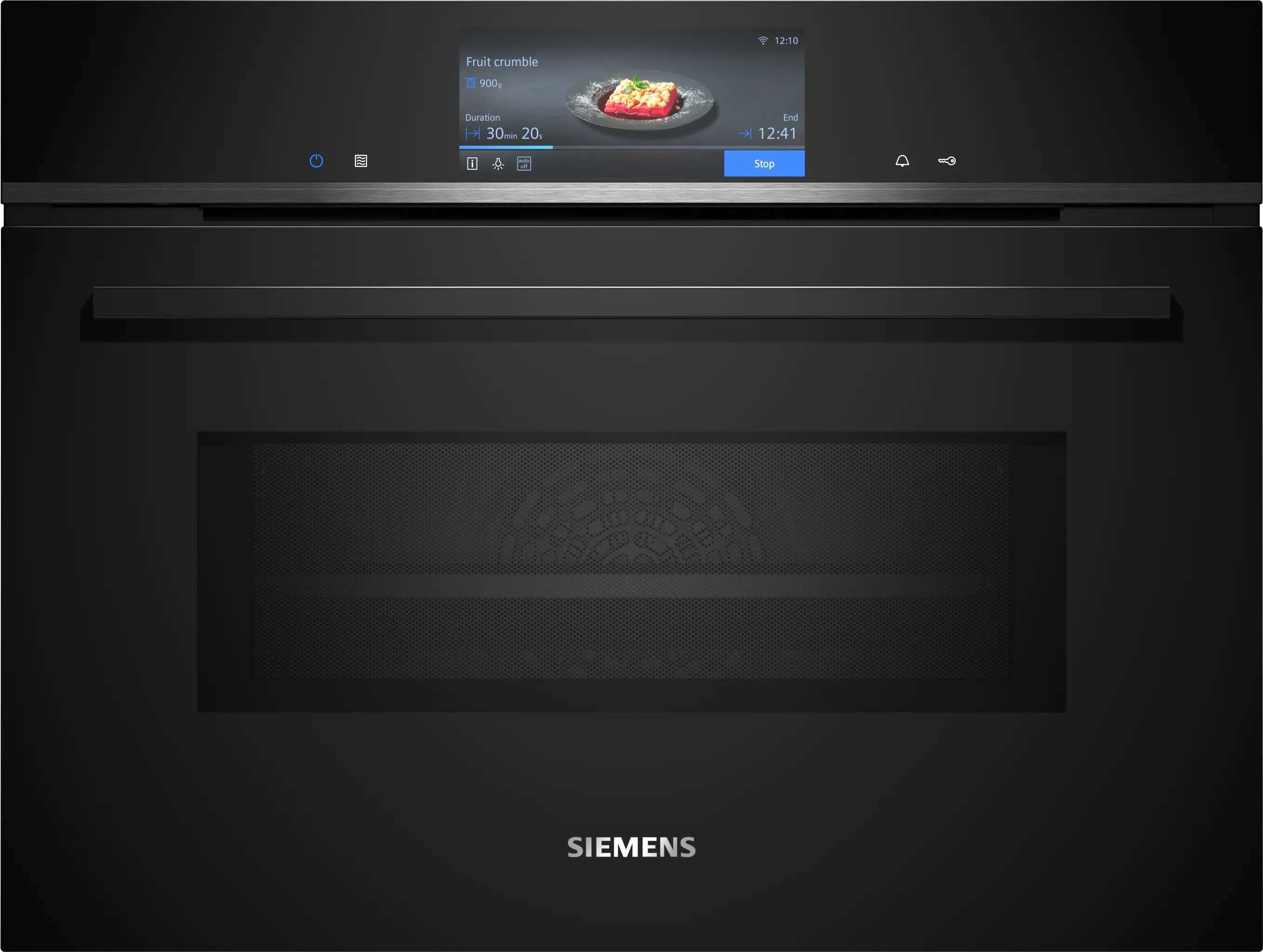 Siemens iQ700 Built in Compact Mf Oven with Mw — Black (CM778GNB1B)