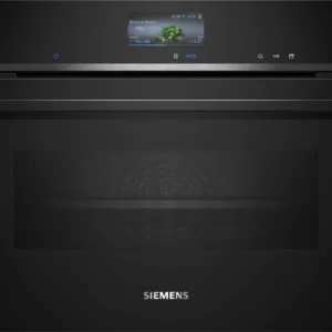 Siemens iQ700 Built in Compact Oven with Steam — Black