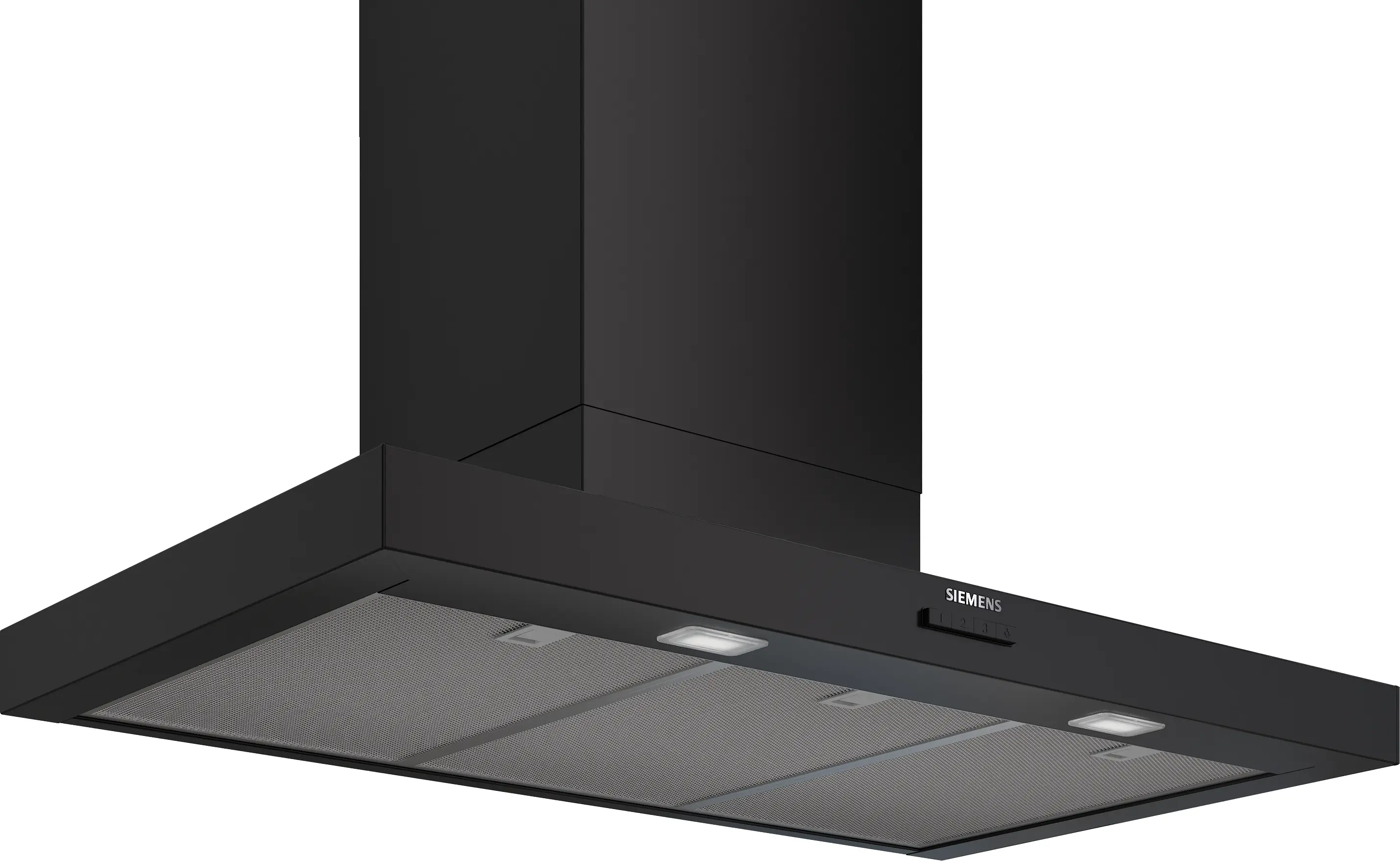 Siemens iQ300 90cm Wall-Mounted Cooker Hood, Matt Black LC95BCC60B