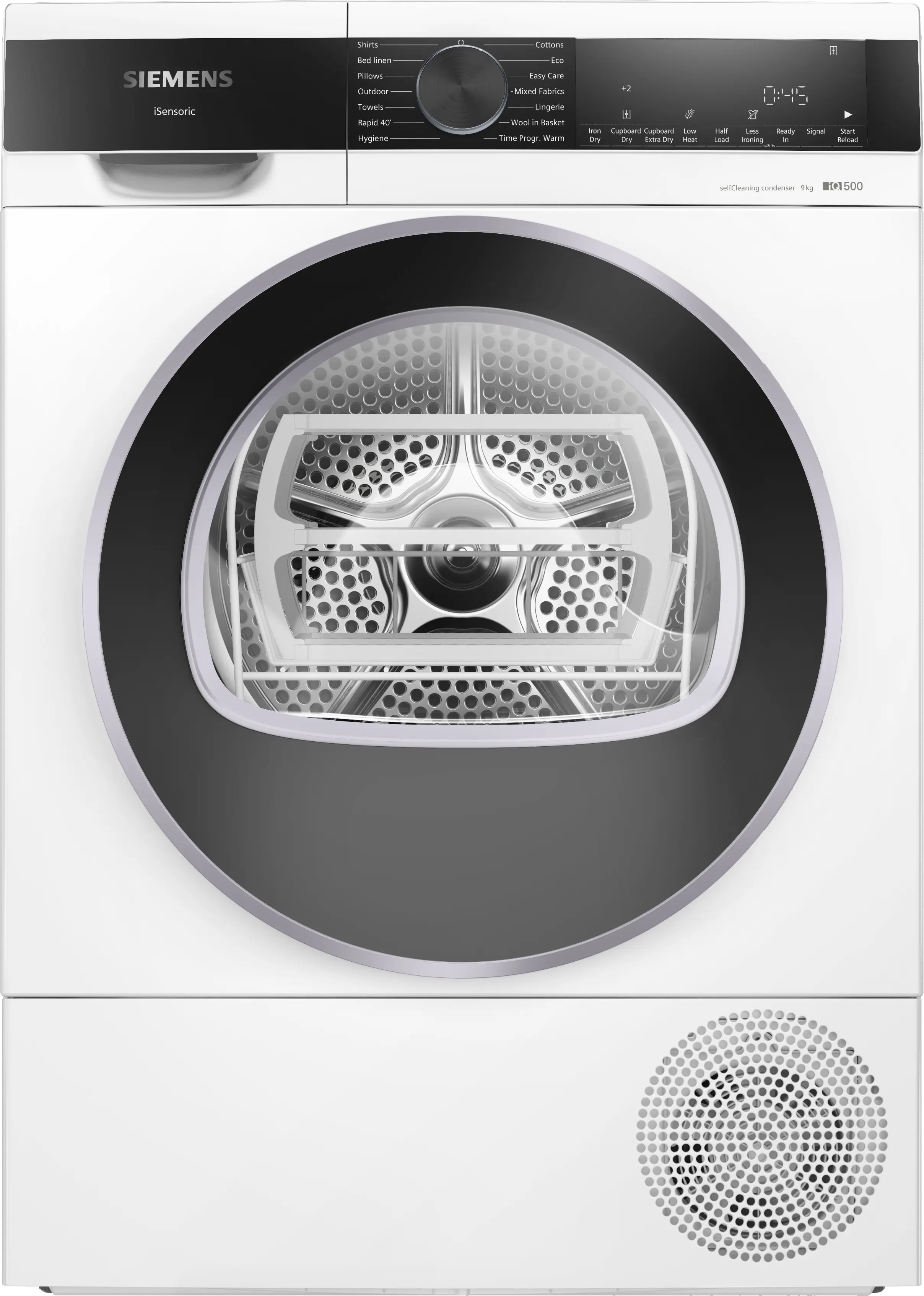 Siemens iQ500 9kg Freestanding Heat Pump Tumble Dryer — White