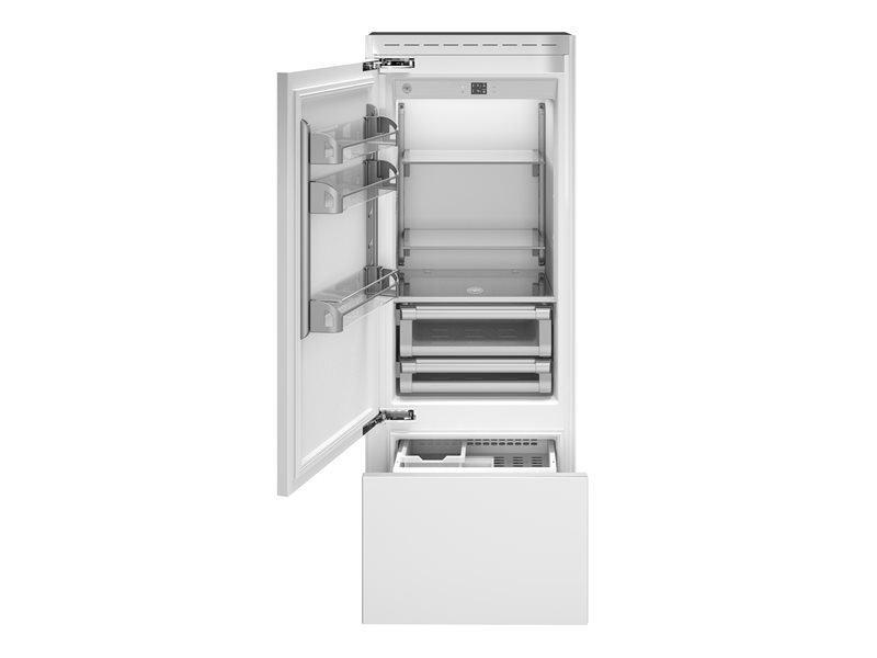 Bertazzoni 75cm Built-in Bottom Mount Refrigerator REF755BBLPTT