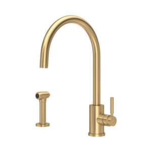The Juliet Collection Single Lever + Side Rinse — Pewter