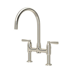 The Langbourn Collection Bridge Sink Mixer — Bronze