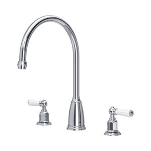 The Phoenician Collection 3 Hole Mixer — Bronze