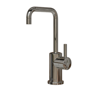 InSinkErator Moderno U-shape Filtered Steaming Hot Water Side Tap, Polished Nickel 45395C