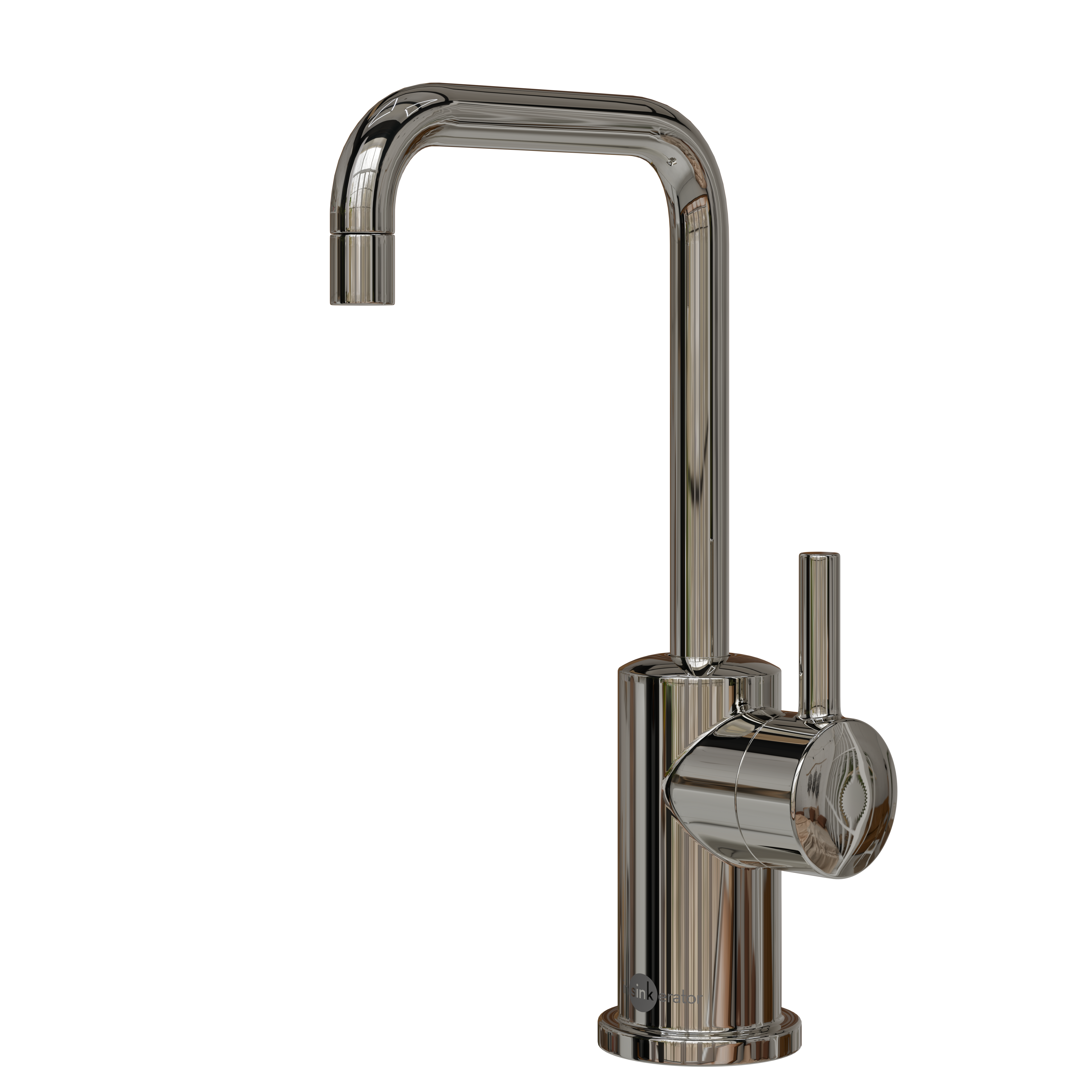 InSinkErator Moderno U-shape Filtered Steaming Hot Water Side Tap, Polished Nickel 45395C