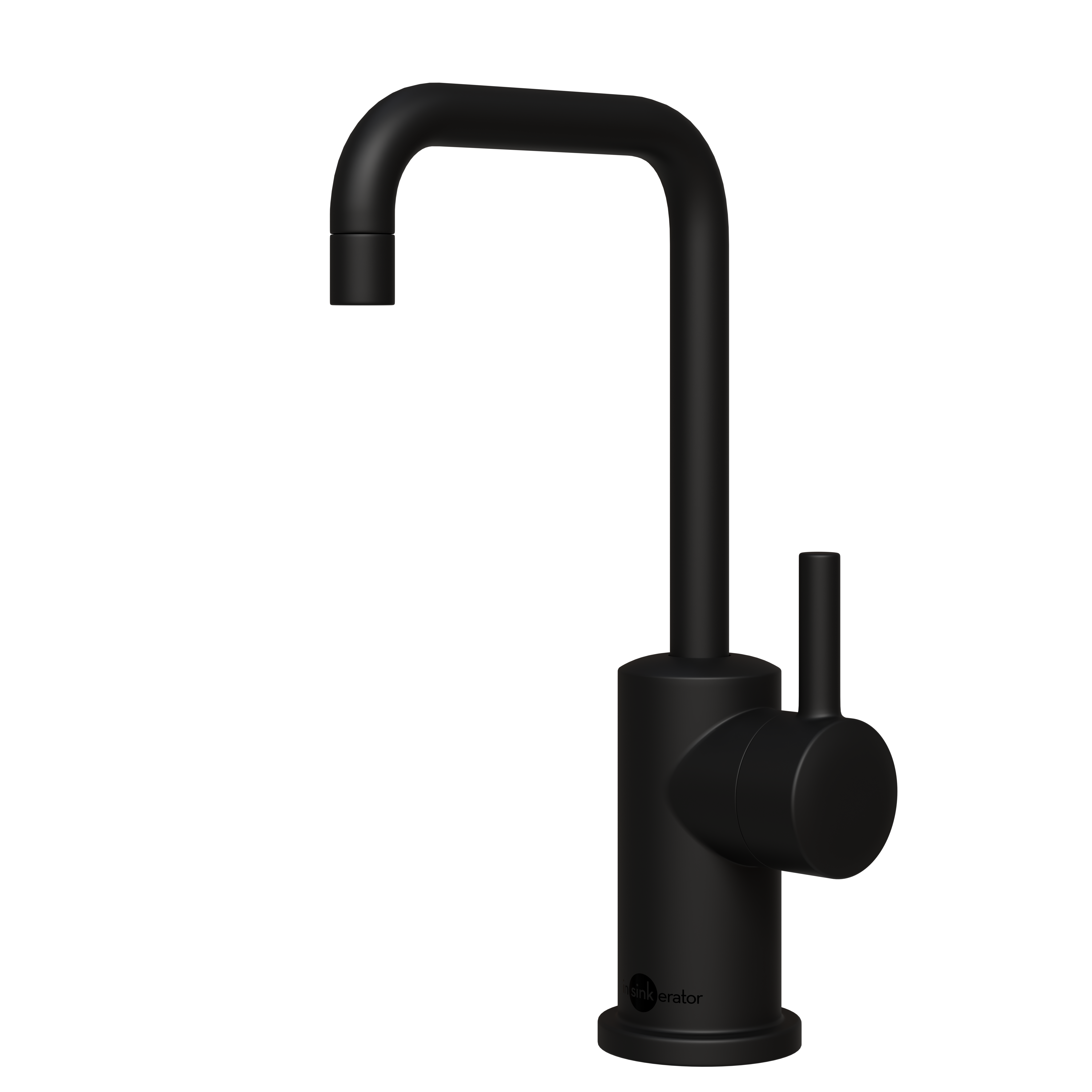 InSinkErator Moderno U-shape Filtered Steaming Hot Water Side Tap, Black Velvet 45395Y