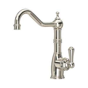 The Provence Collection Monobloc Sink Mixer — Aged / satin brass