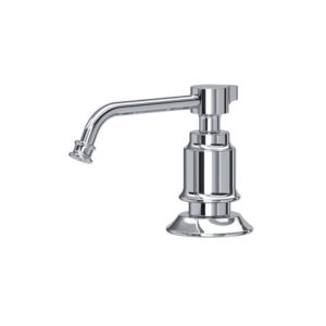 The Southbank Collection Deck Mounted Soap Dispenser — Aged / satin brass
