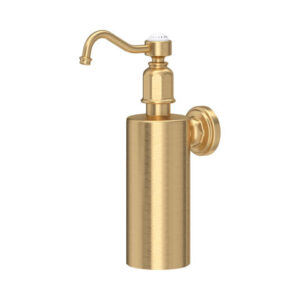 The Etruscan Collection Wall Mounted Soap Dispenser — Gold