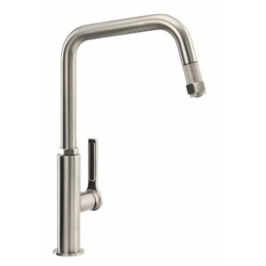 Abode Hex Single Lever Pull Out — Brushed Nickel