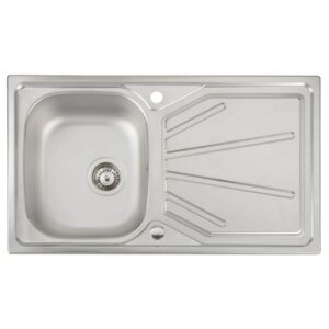 Abode Trydent Single Bowl Drainer Inset