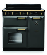 Rangemaster Classic Deluxe 90 Brass Trim Induction