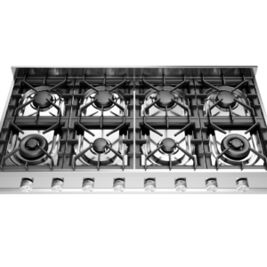 ILVE Professional Plus 120cm Freestanding Gas Hob, 8 Burners, Dual, Stainless Steel HCP1208D/SS