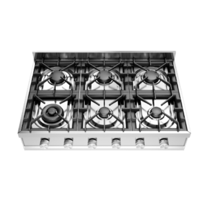 ILVE Professional Plus 90cm Freestanding Gas Hob, 6 Burners, Dual, Stainless Steel HCP906D/SS