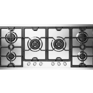 ILVE Panoramagic 120cm Stainless Steel Flush-Mounted Gas Hob, 6 Burners, Dual HCPMT125DD/SS