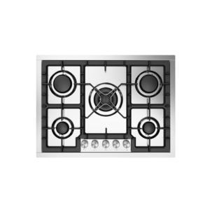ILVE Professional Plus 70cm Stainless Steel Flush Gas Hob, 5 Burners, Dual HCPT75D