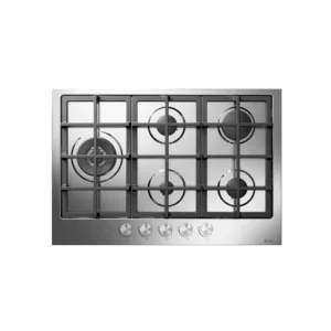ILVE Professional Plus 75cm Stainless Steel Gas Hob, 5 Burners HCS75SCK/SS