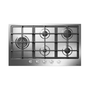ILVE Professional Plus 90cm Stainless Steel Gas Hob, 5 Burners HCS90SCK/SS