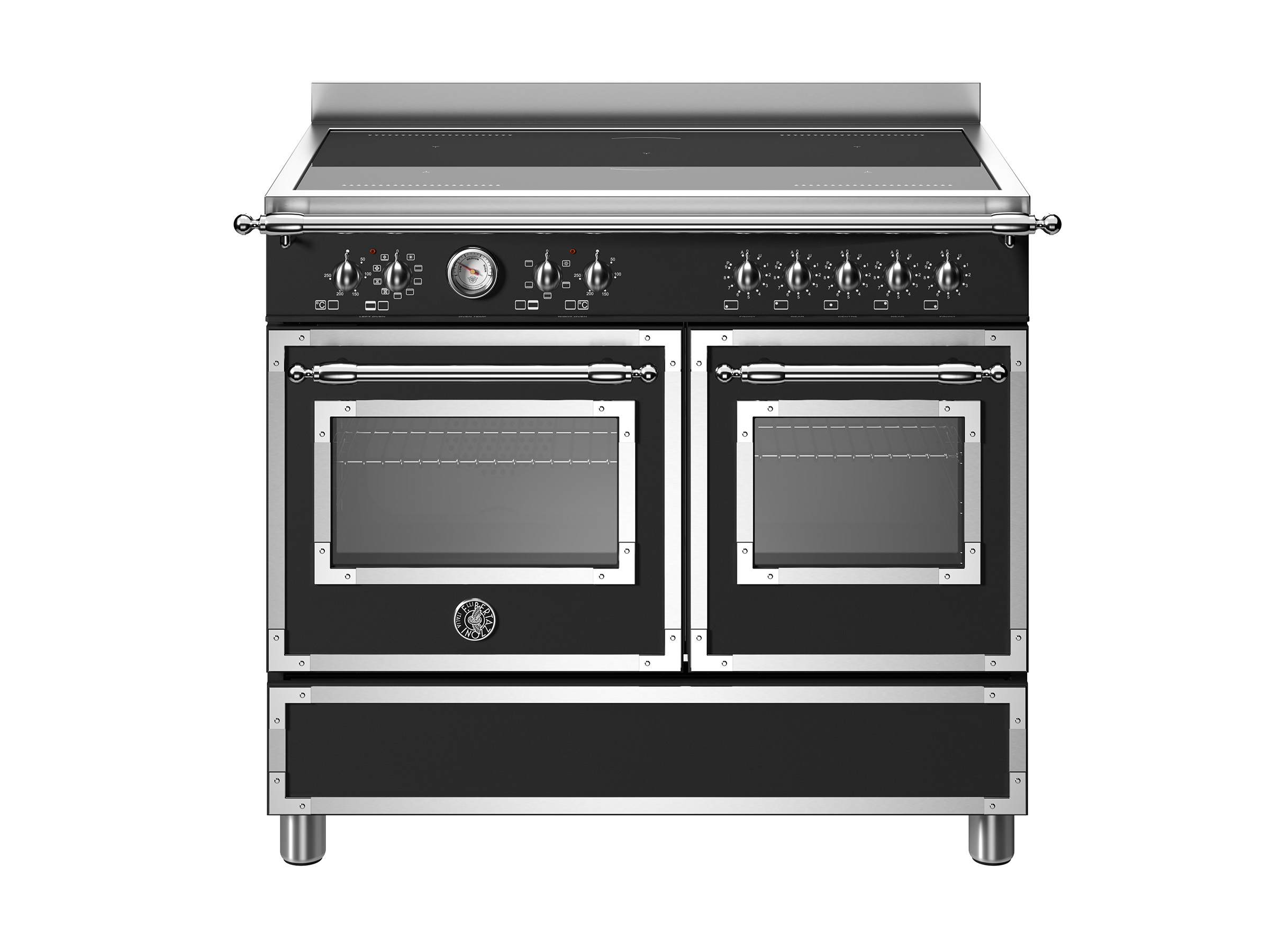 Bertazzoni Heritage Series 100cm Induction Range Cooker, Electric Double Oven HER105I2E