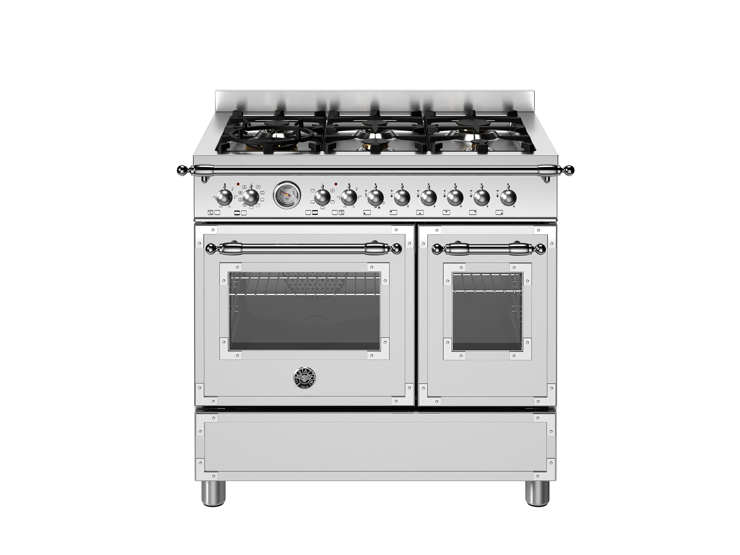 Bertazzoni Heritage Series 90cm Double Oven Range Dual Fuel