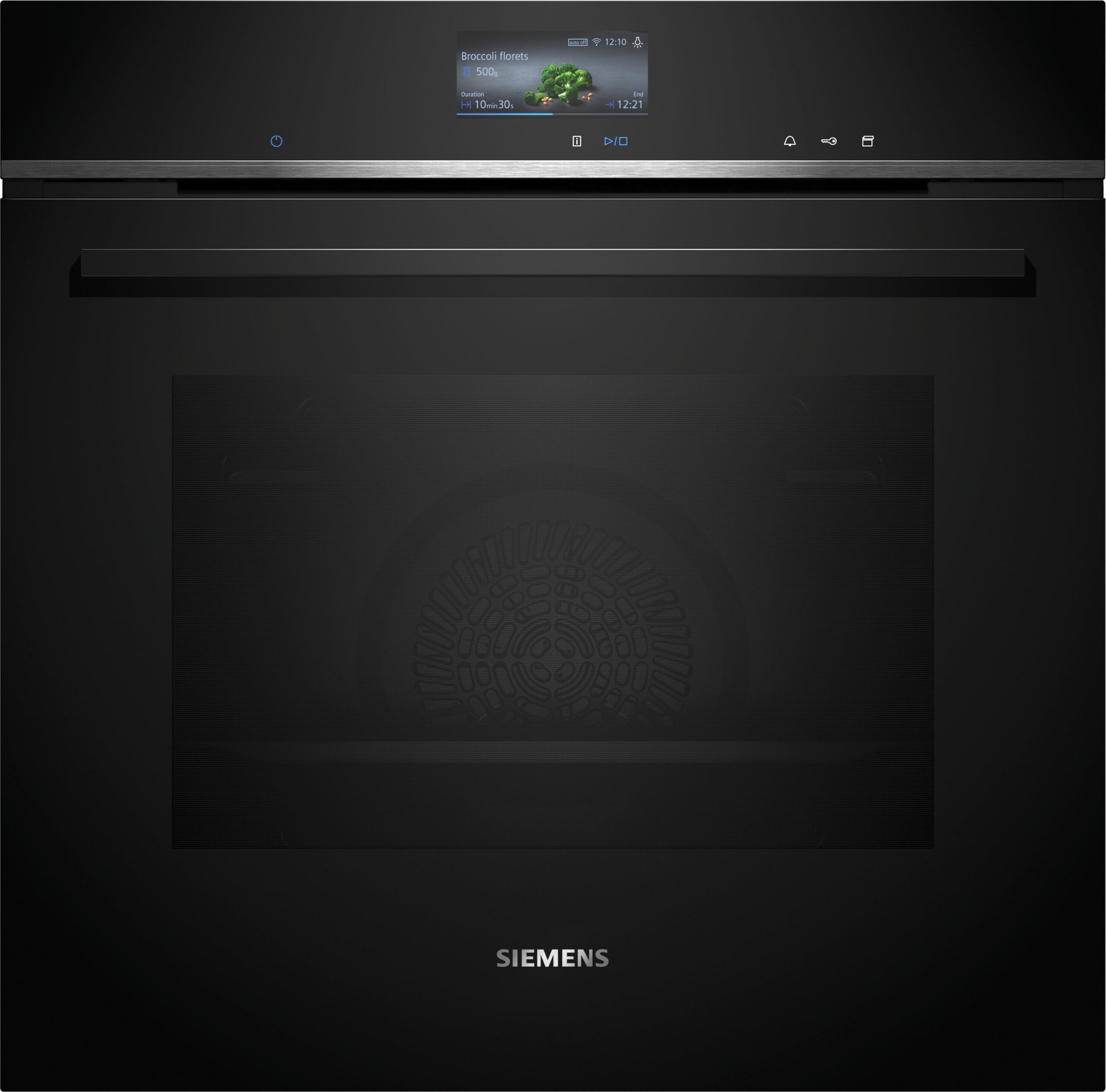 Siemens iQ700 Built in Oven with Steam — Black (HS736G1B1B)