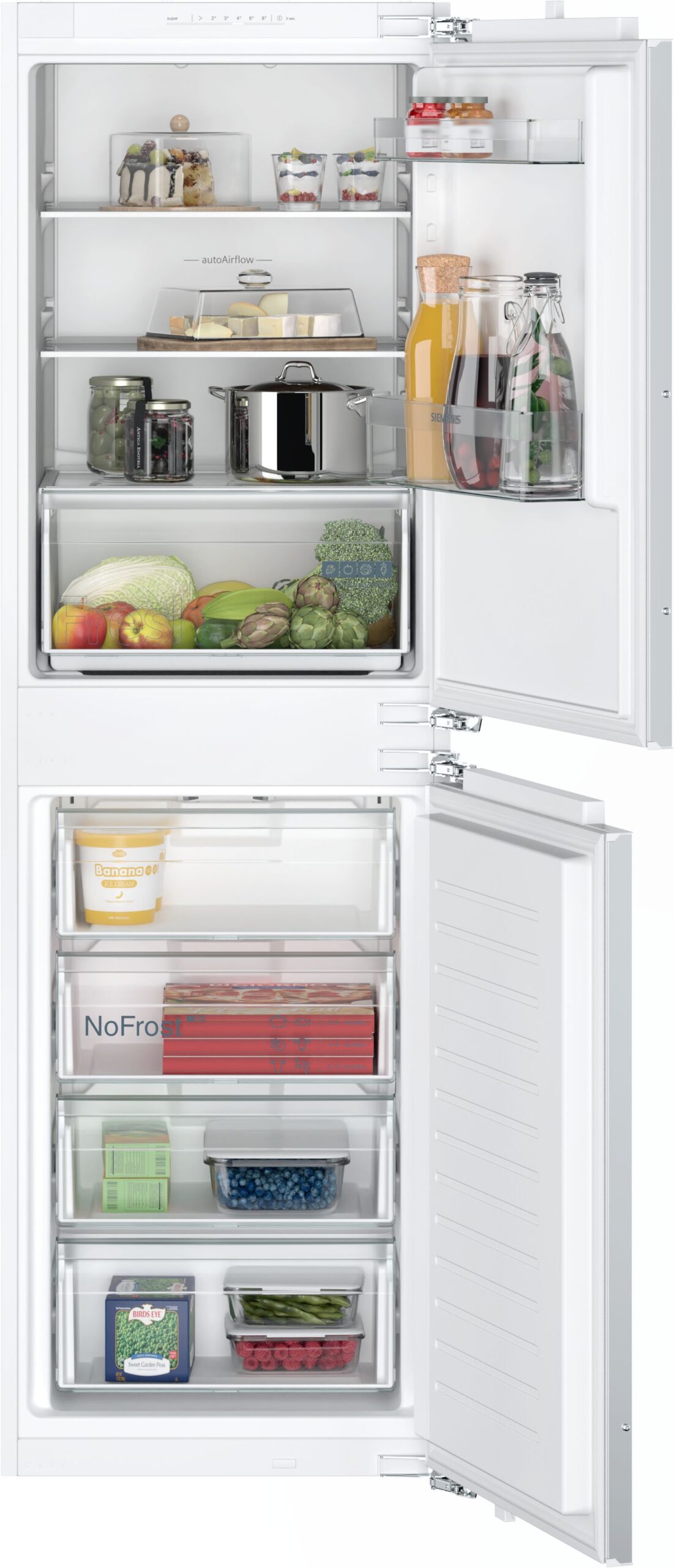 Siemens iQ100 Built in Fridge Freezer 50 50