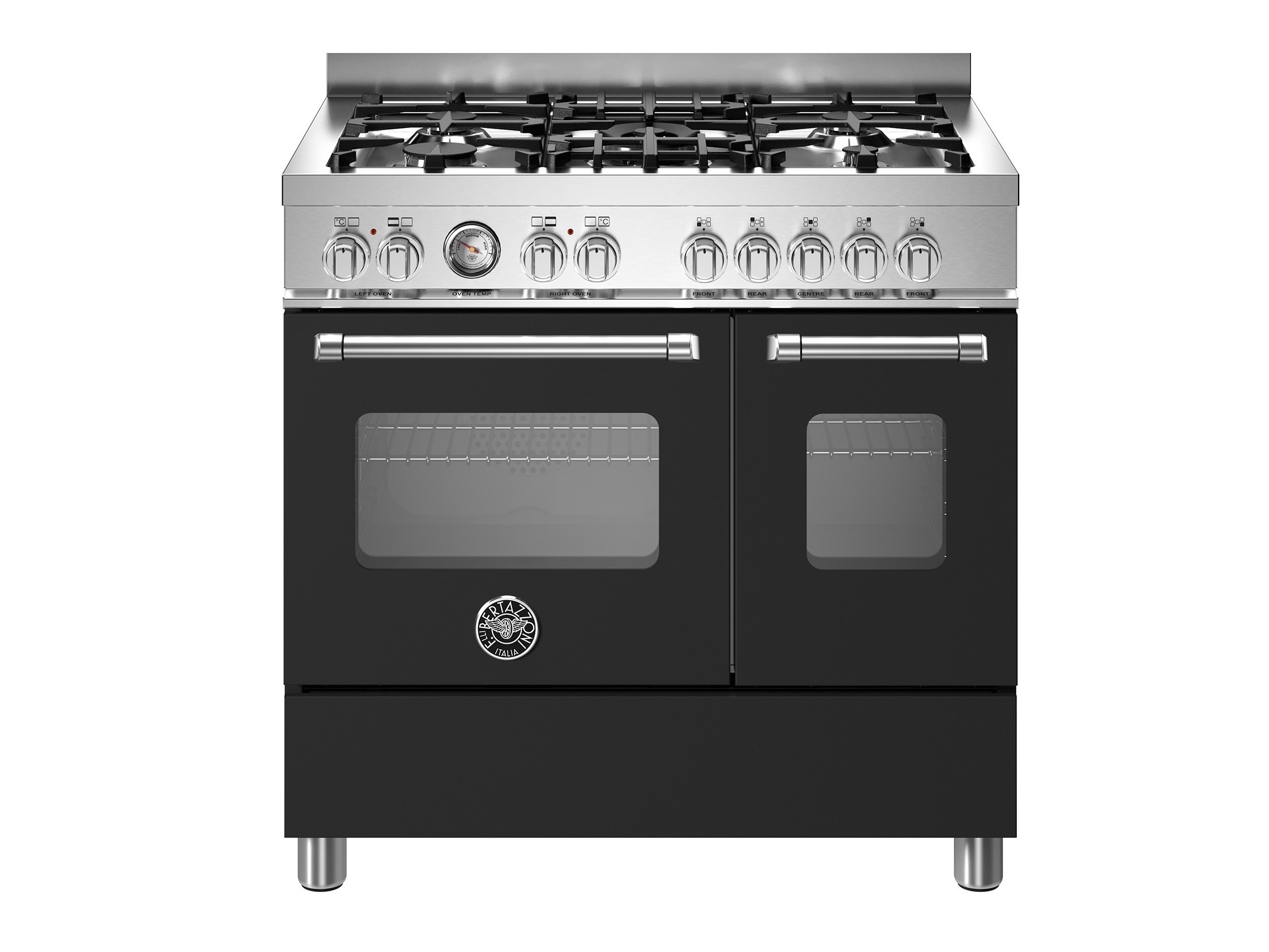 Bertazzoni Master Series 90cm Double Oven Range Dual Fuel