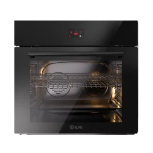 ILVE Nero 76cm Black Glass TFT Built-in Oven OV30GT31