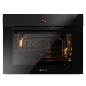 ILVE Nero 80cm Black Glass TFT Built-in Oven OV80GT31