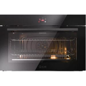 ILVE Nero 90cm Black Glass TFT Built-in Oven OV91GT31