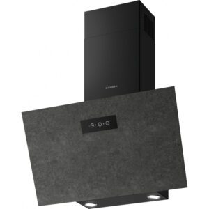 Faber Grexia 80cm Wall-Mounted Cooker Hood, Black/Dark Grey Porcelain 330.0694.726
