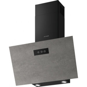 Faber Grexia 80cm Wall-Mounted Cooker Hood, Black/Grey Porcelain 330.0694.728