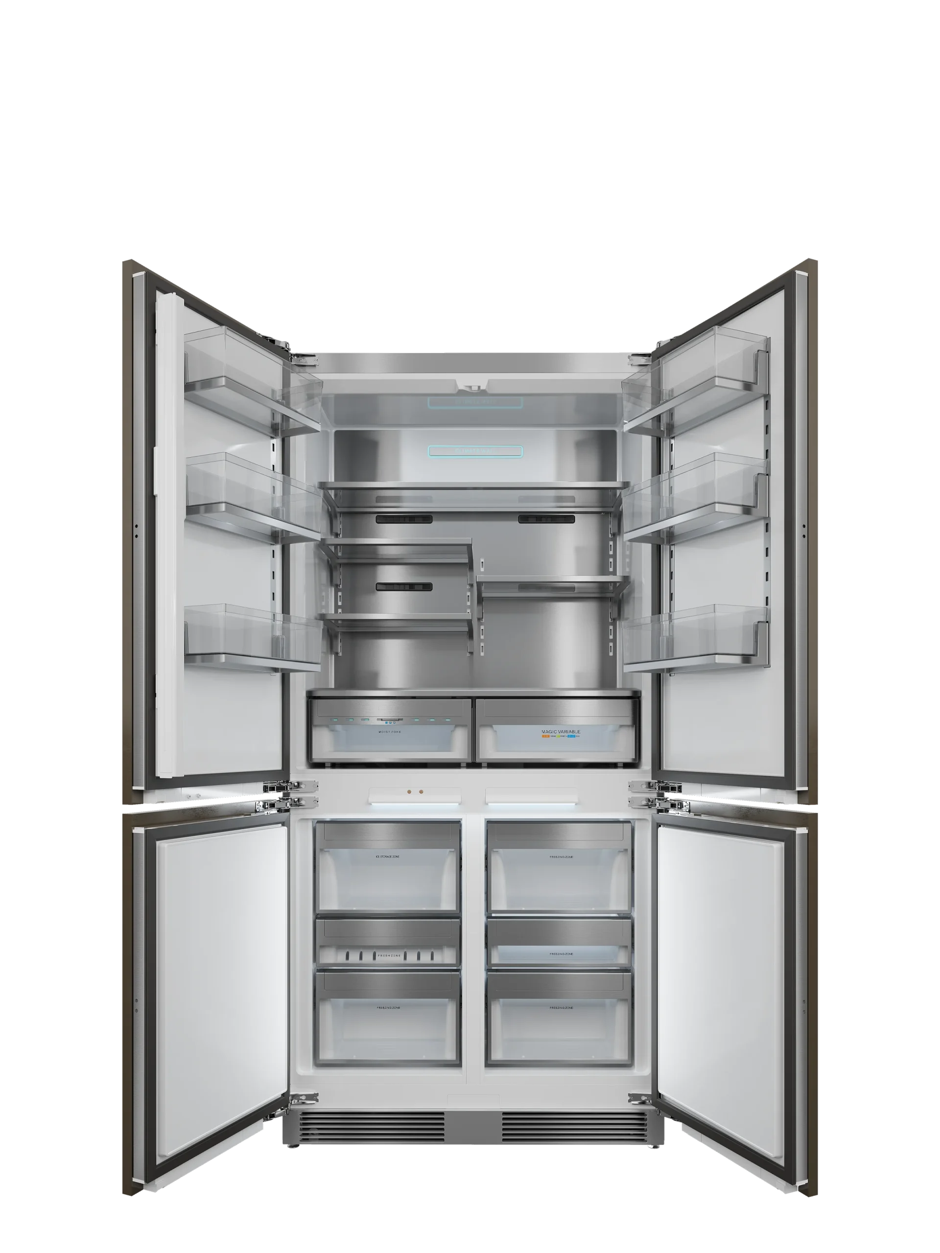 ILVE 96cm Built-in Panel-Ready Cross Door Refrigerator R96BICD
